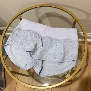 Lululemon Speed Up Low-Rise Lined Short - Light Blue, Size 2